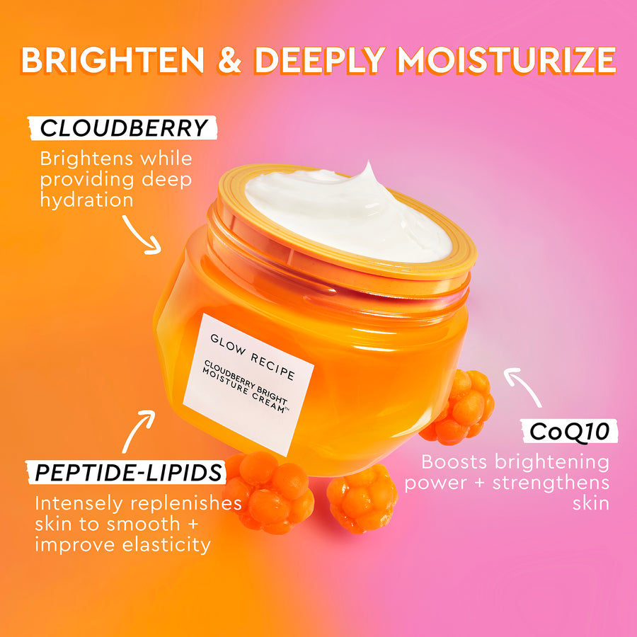 crema idratante ricaricabile cloudberry bright