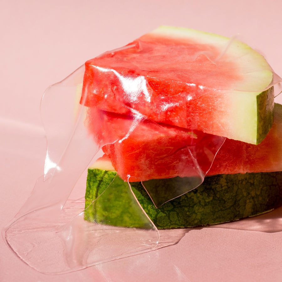 maschera in tessuto gelatinoso watermelon glow