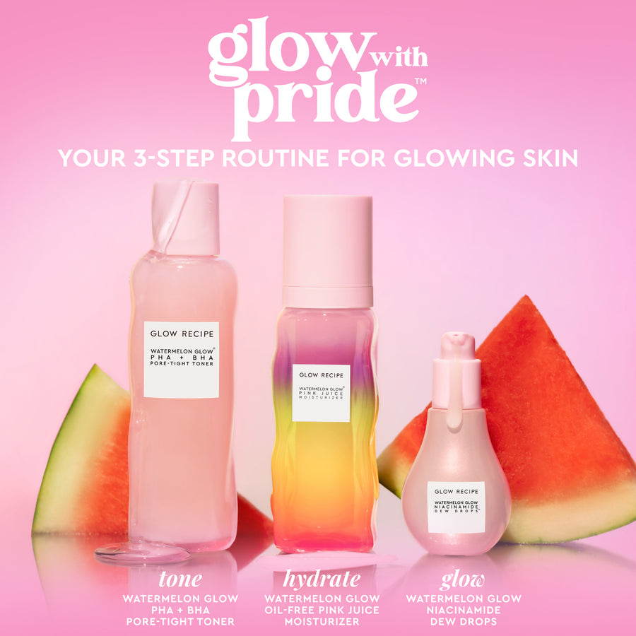 crema idratante ricaricabile senza olio watermelon glow pink juice