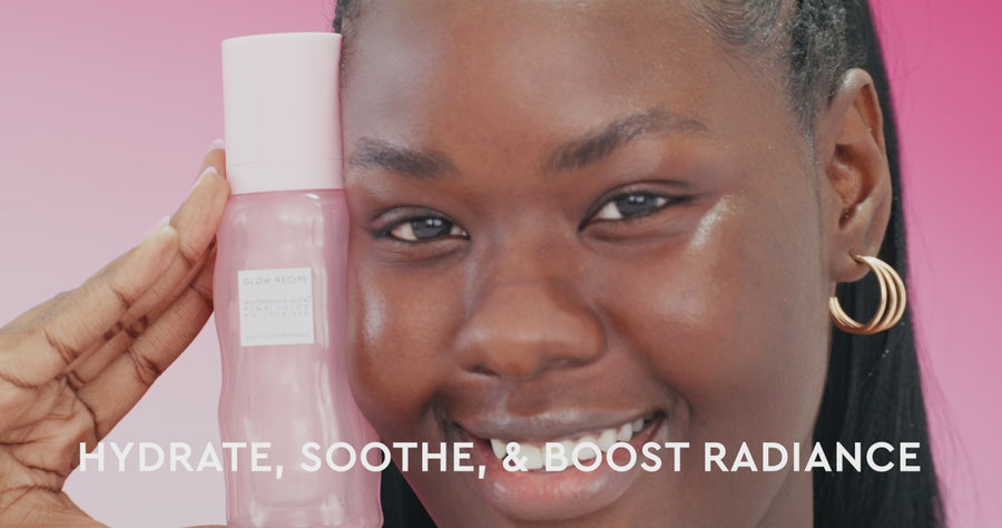 crema idratante ricaricabile senza olio watermelon glow pink juice