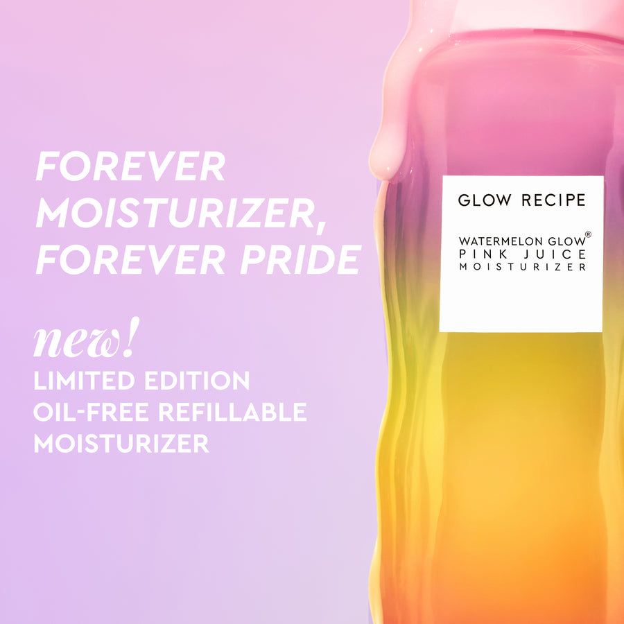 crema idratante ricaricabile senza olio watermelon glow pink juice