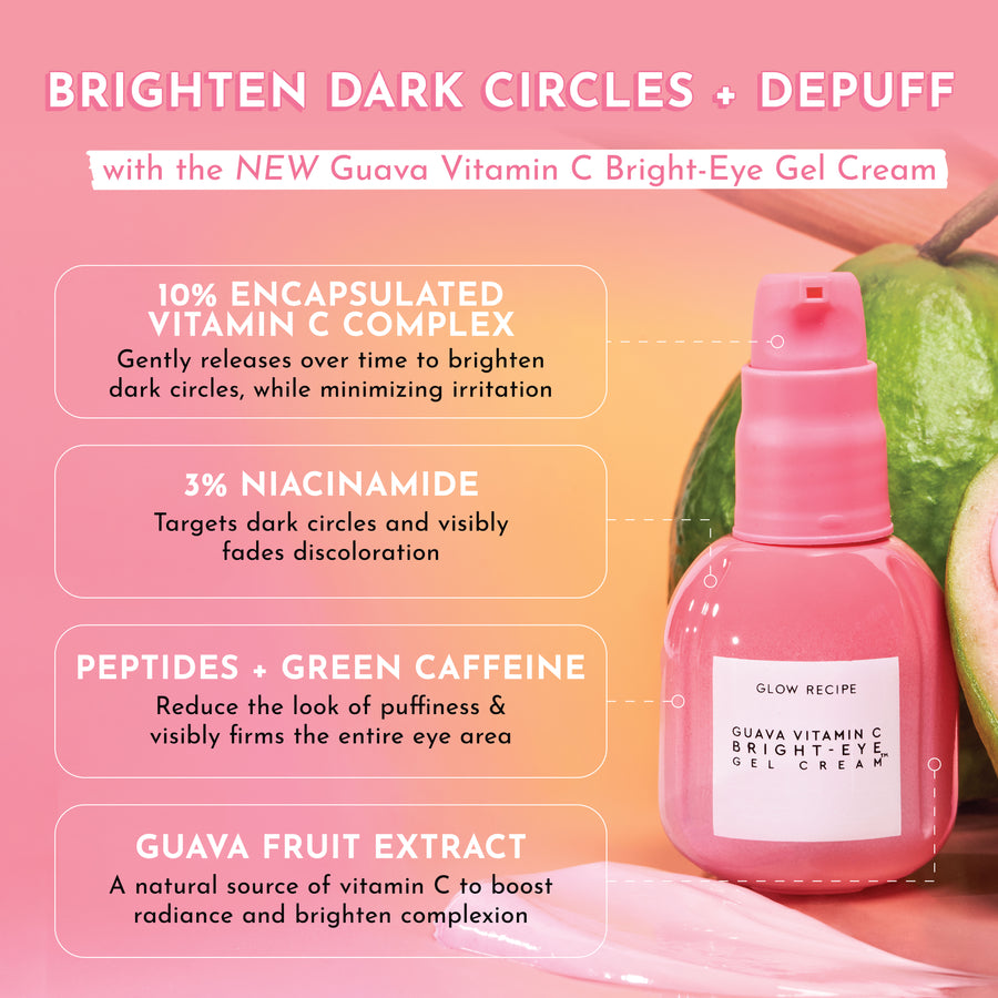 crema gel illuminante per occhi alla vitamina c e guava