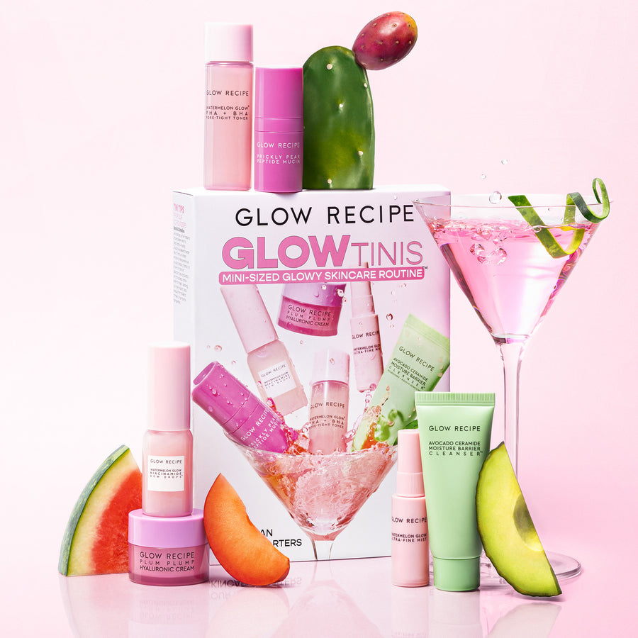 glowtinis mini set per la cura della pelle