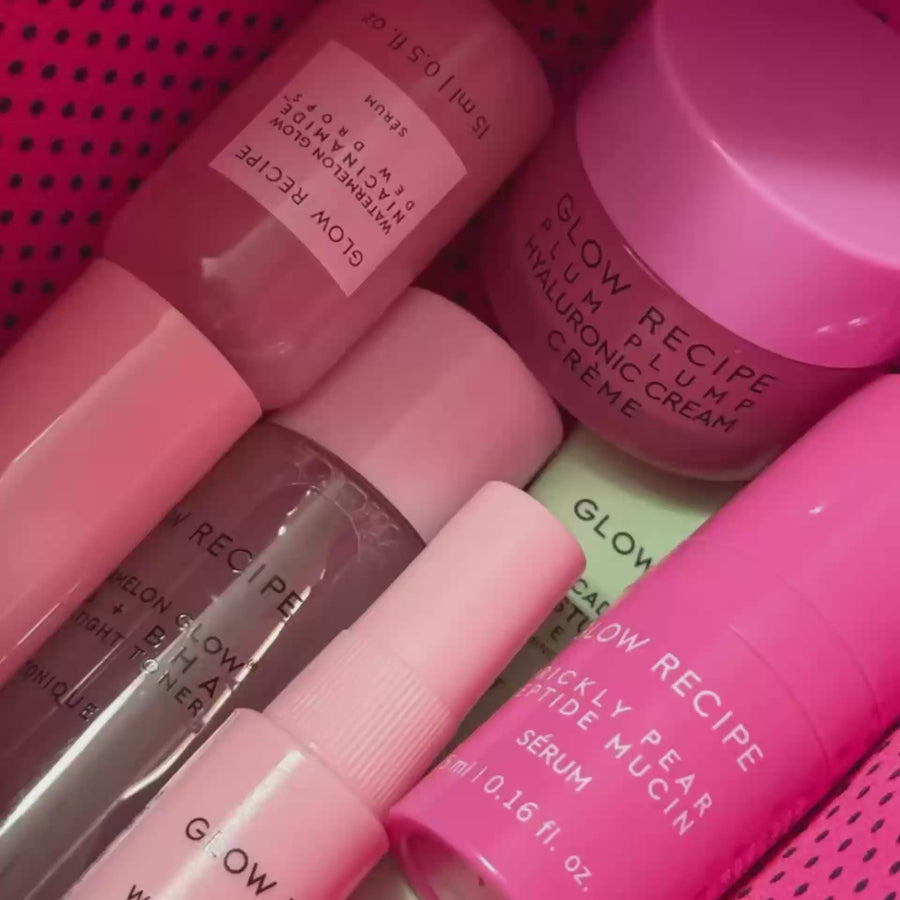 glowtinis mini set per la cura della pelle