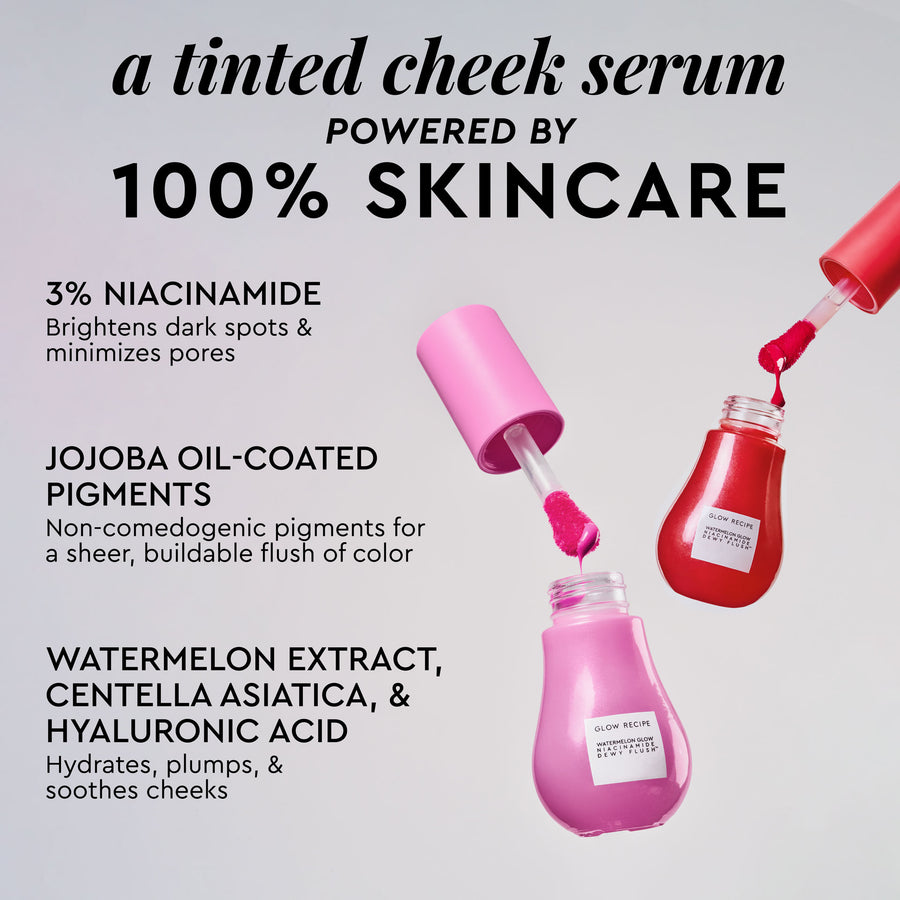 watermelon glow niacinamide dewy flush