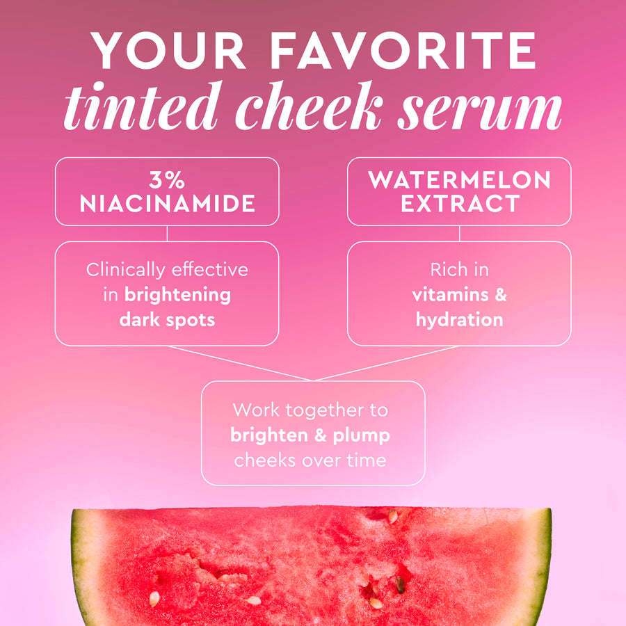 watermelon glow niacinamide dewy flush