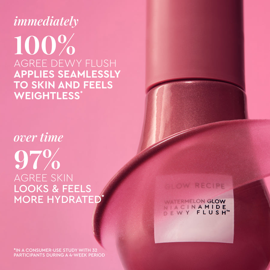 watermelon glow niacinamide dewy flush