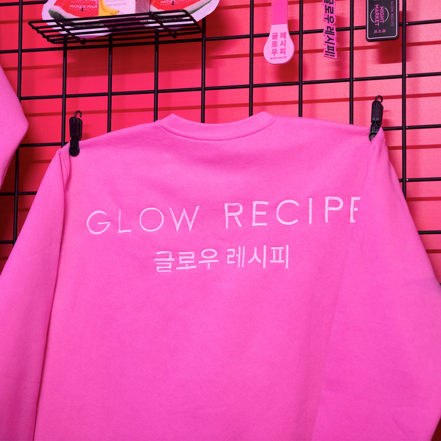 felpa girocollo 10 years of glow