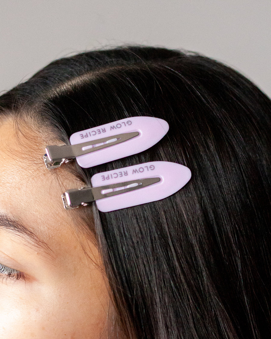 fermagli per capelli rosa